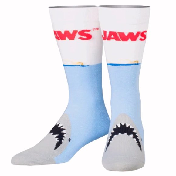 Jaws Athletic Crew Socks - NEW Fast Ship - Picture 1 of 2
